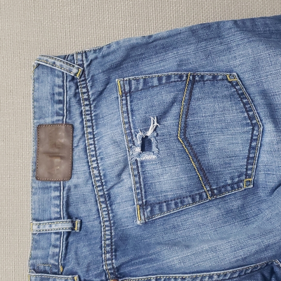 Armani Jeans Indigo Series 008 Mens Blue Button Fly Regular Jeans Size 36x32 - Picture 3 of 16